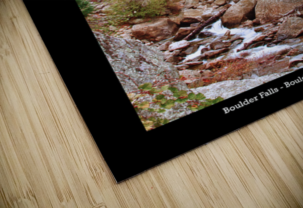 Boulder Falls Cascade Colorado Limited Edition Bo Insogna Puzzle