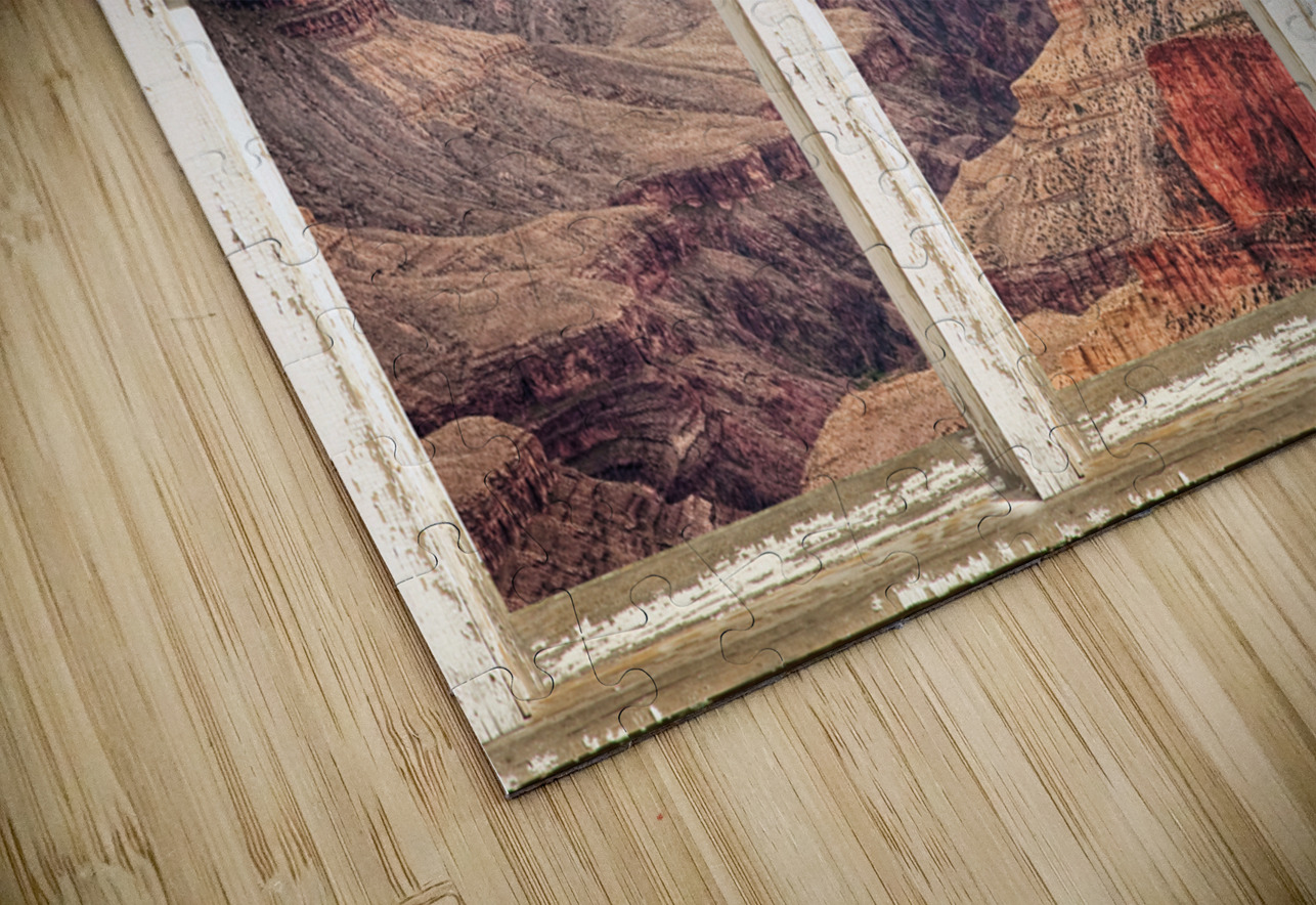 Rustic Window View Grand Canyon Bo Insogna Puzzle