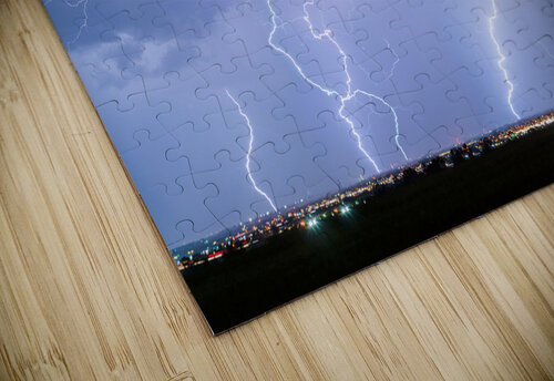Thunderstorm and Lightning Striking Firestone Colorado 1 Bo Insogna puzzle