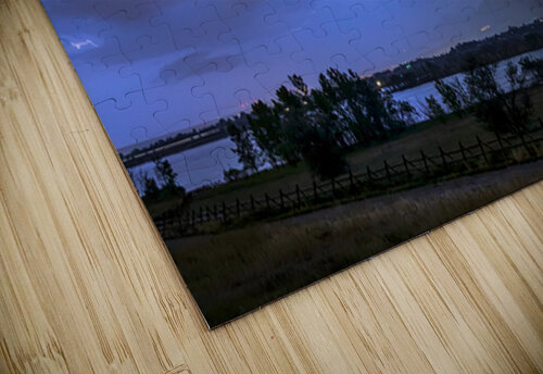 Lightning Striking Over Boulder Reservoir Bo Insogna puzzle