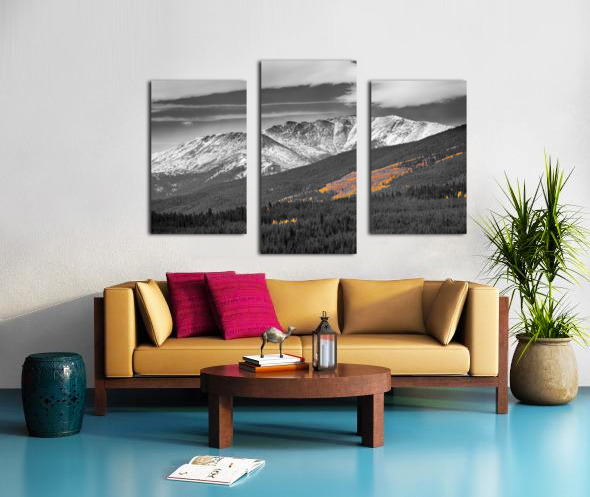 Rocky Mountain Independence Pass Glow Canvas print