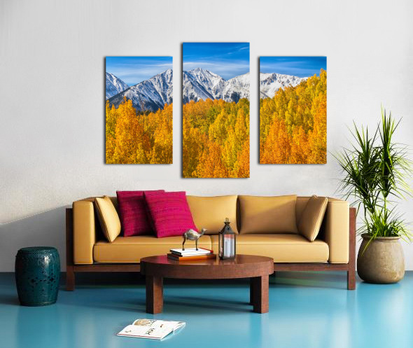 Colorado Rocky Mountain Autumn Beauty Canvas print