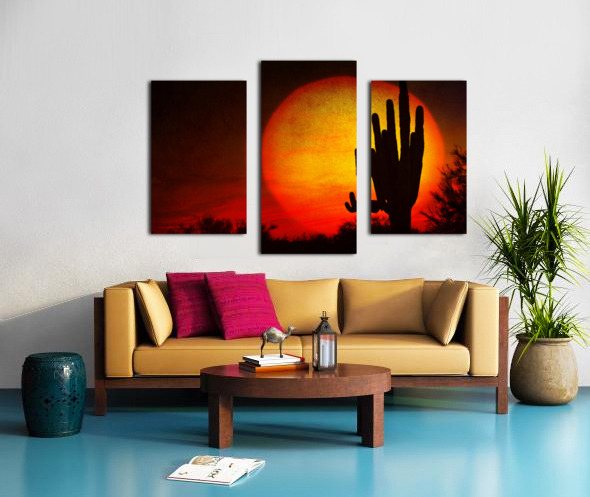Big Southwest Sunset Canvas print