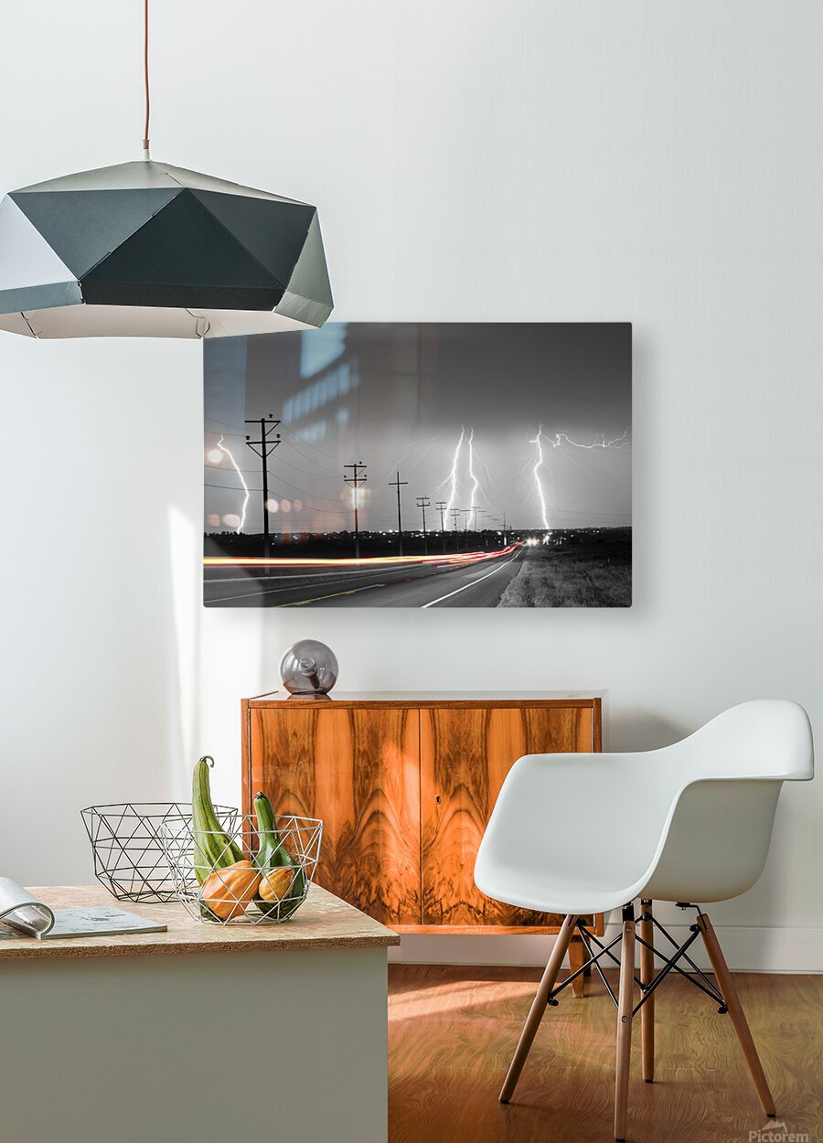 Into The Storm  HD Metal print with Floating Frame on Back