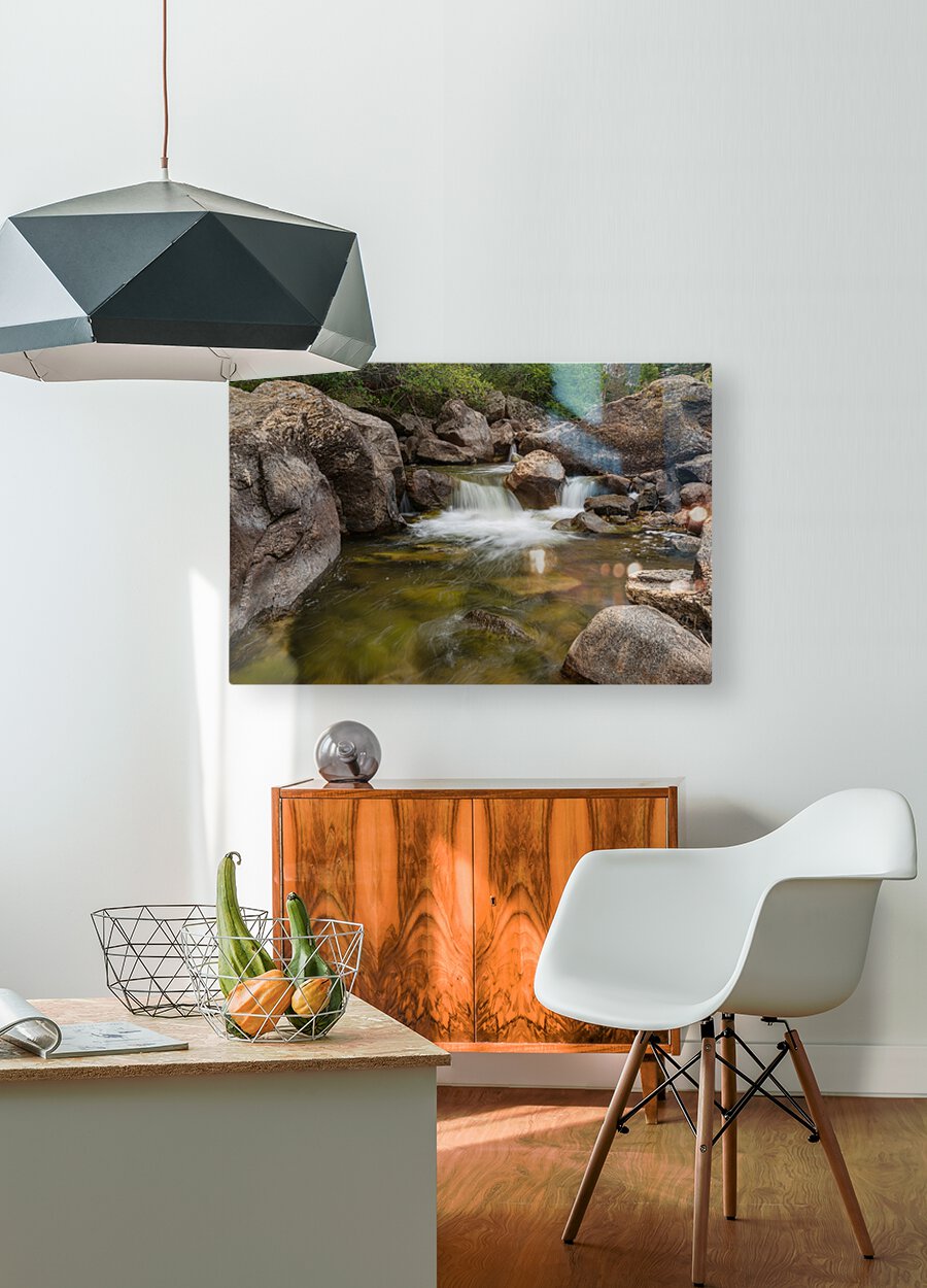 Boulder Canyon Paradise  HD Metal print with Floating Frame on Back