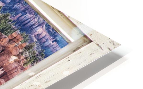 Bryce Canyon Utah View Through White Window HD Sublimation Metal print