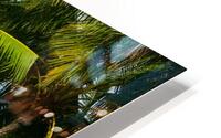 Stunning Palm Trees Swaying on the Shores of Negros Oriental HD Metal print