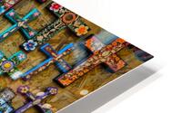 Colorful Mexican Crosses Folk Art Display HD Metal print