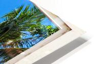 Tropical Island Rustic Window View Impression metal HD