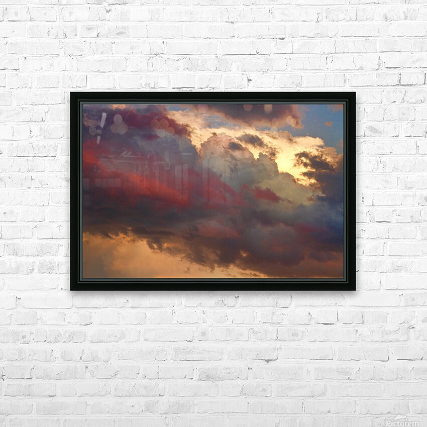 cloudscape sunset 46 HD Sublimation Metal print with Decorating Float Frame (BOX)