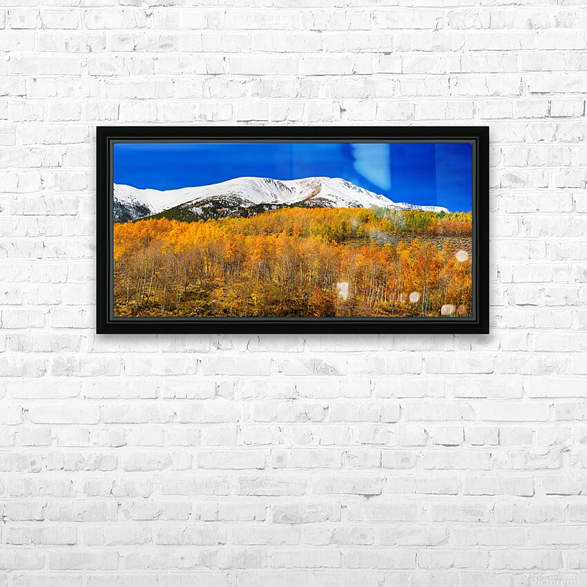Colorado Rocky Mountain Independence Pass  HD Sublimation Metal print with Decorating Float Frame (BOX)
