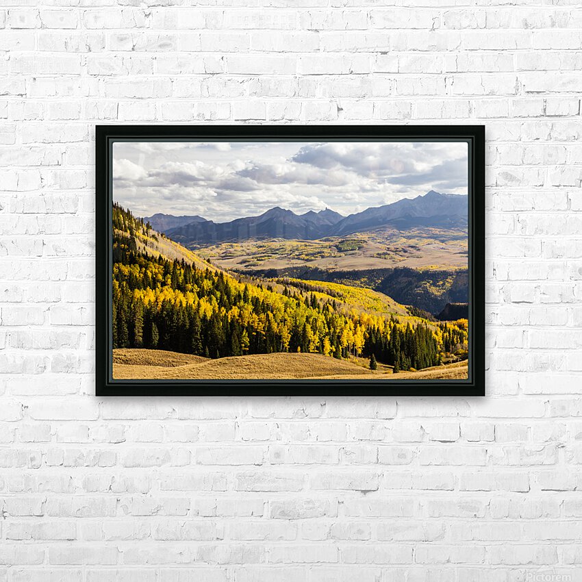 Autumn Season View Sneffles Ten Peak HD Sublimation Metal print with Decorating Float Frame (BOX)