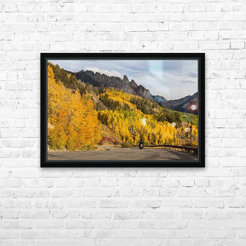 Easy Autumn Rider HD Sublimation Metal print with Decorating Float Frame (BOX)