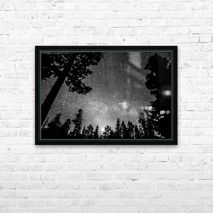 Dark Stellar Universe Deep Into The Night HD Sublimation Metal print with Decorating Float Frame (BOX)