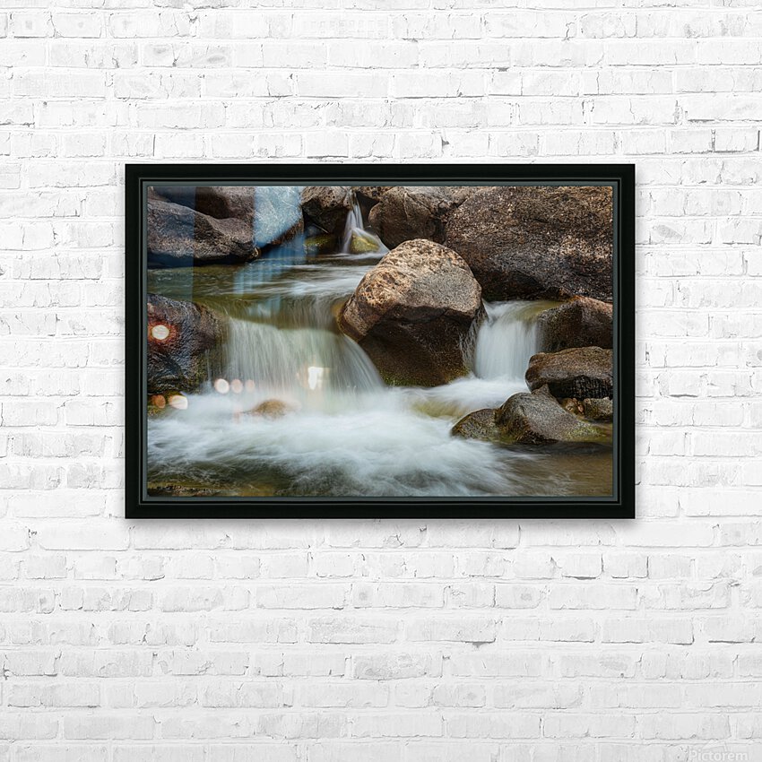 Boulder Creek Splashdown HD Sublimation Metal print with Decorating Float Frame (BOX)
