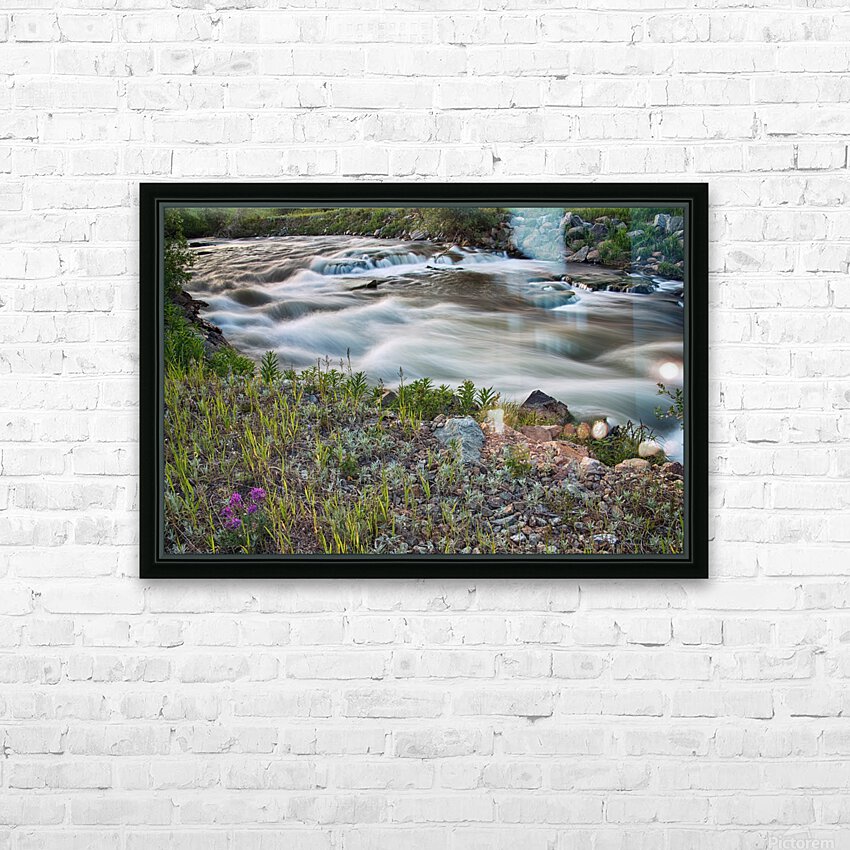 South Boulder Creek Summer View HD Sublimation Metal print with Decorating Float Frame (BOX)