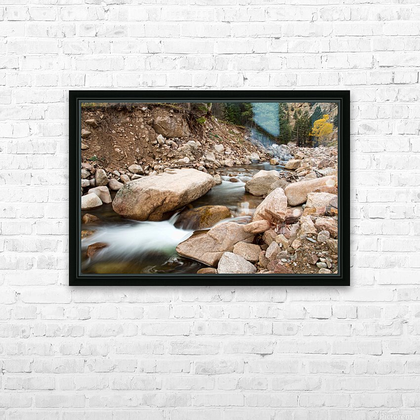 South St Vrain Canyon Autumn View HD Sublimation Metal print with Decorating Float Frame (BOX)