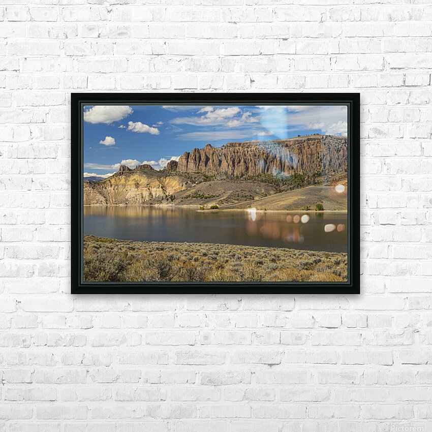Blue Mesa Dillon Pinnacles HD Sublimation Metal print with Decorating Float Frame (BOX)