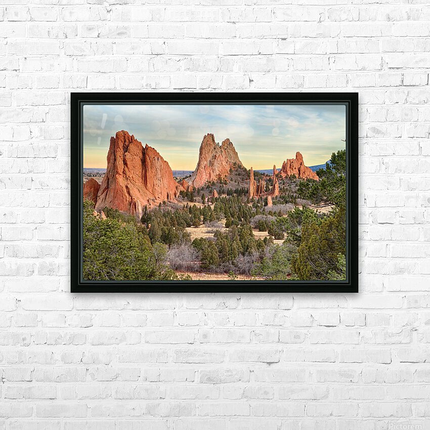 Gods Colorado Garden HD Sublimation Metal print with Decorating Float Frame (BOX)