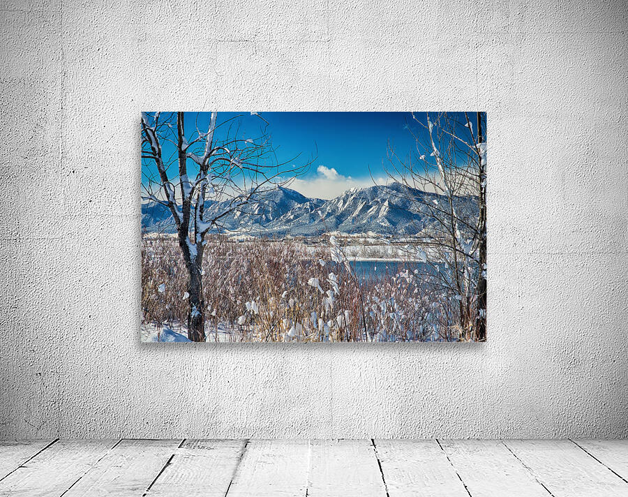 Boulder Colorado Winter Season Scenic View Wall Preview