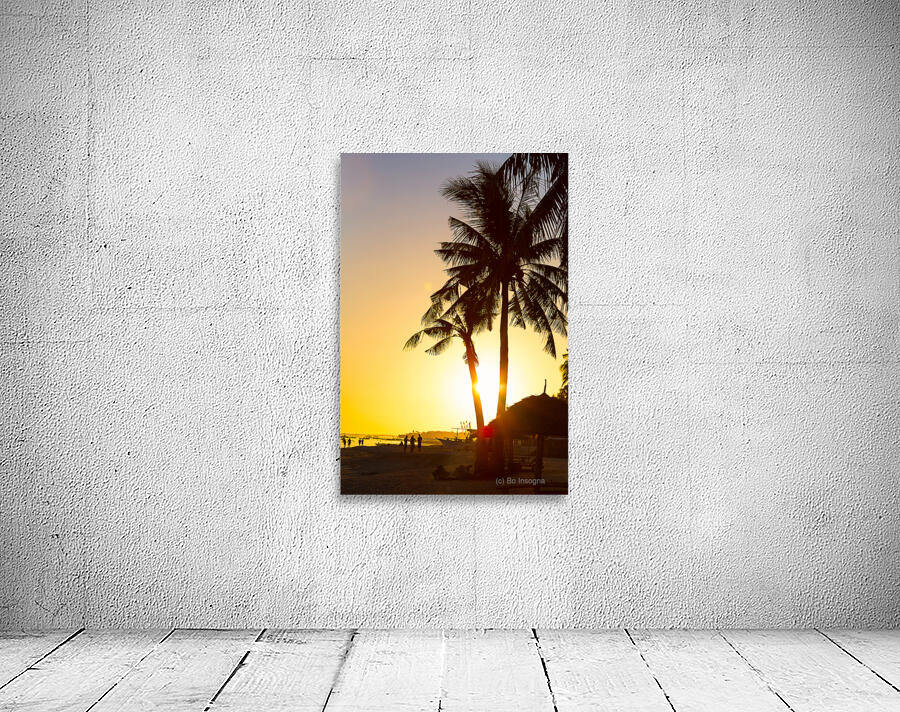 Golden Beach Tropics Wall Preview