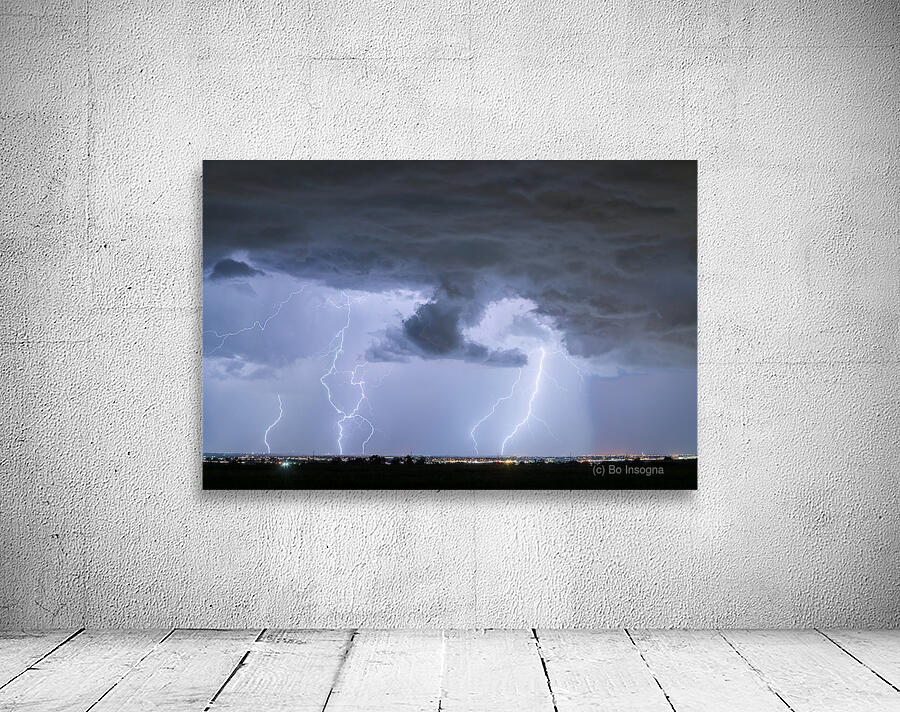 Lightning Striking Firestone Colorado 2 Wall Preview