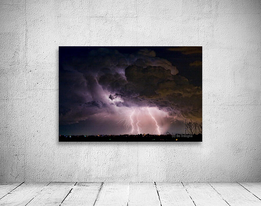 HWY 52   HWY 287 Lightning Storm Image 29 Wall Preview