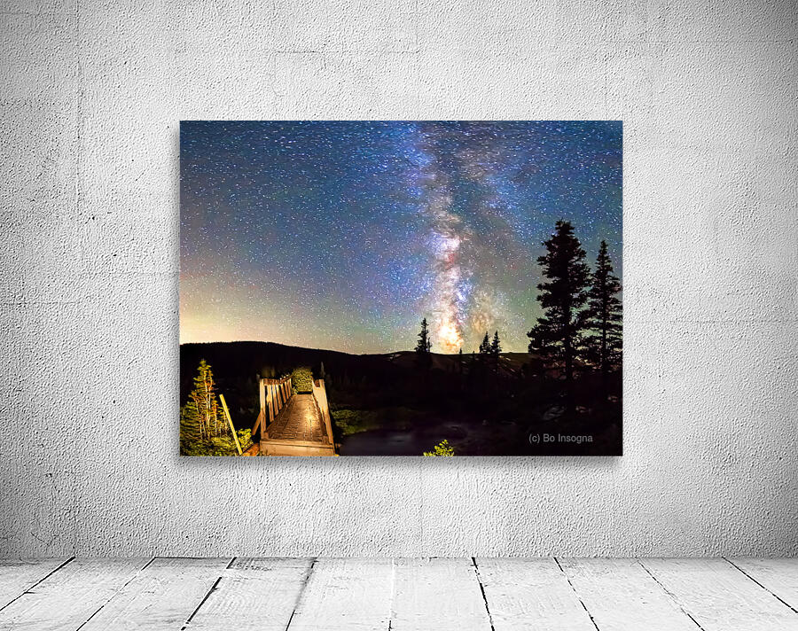 Walking Bridge to The Milky Way Wall Preview