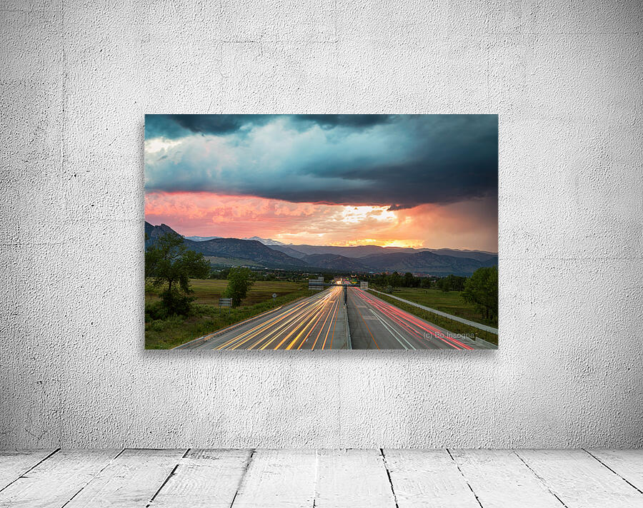 Highway 36 to Beautiful Boulder Colorado Wall Preview