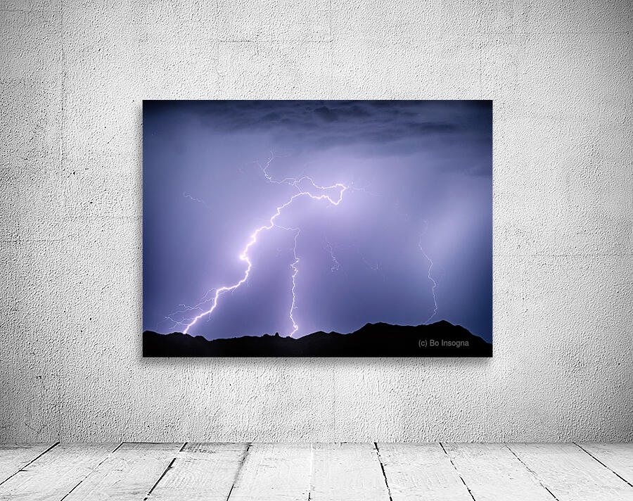 Arizona McDowell Mountains Electrical Discharge Wall Preview