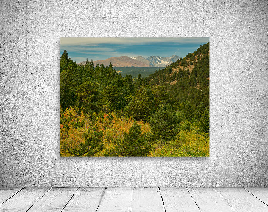 Autumn Rocky Mountain Peaks Wall Preview