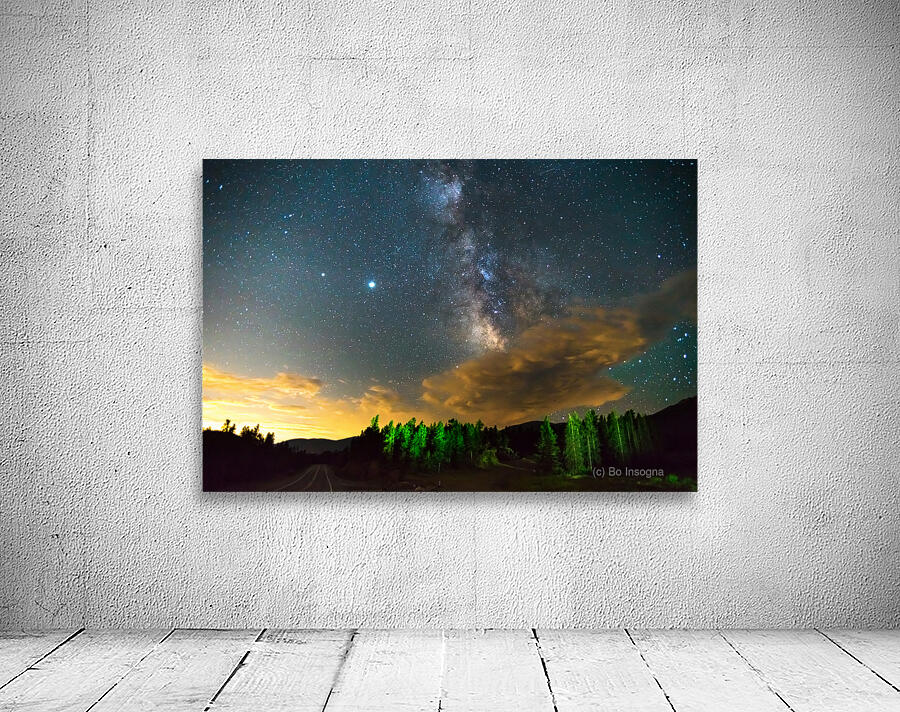 Milky Way Rising Out Of the Clouds Wall Preview