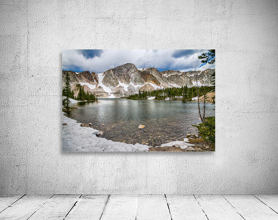 Mountain Majesty Medicine Bow Peak Reflection Wall Preview