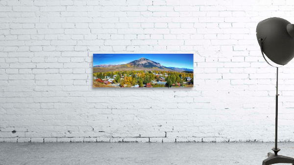 Crested Butte Town Panorama