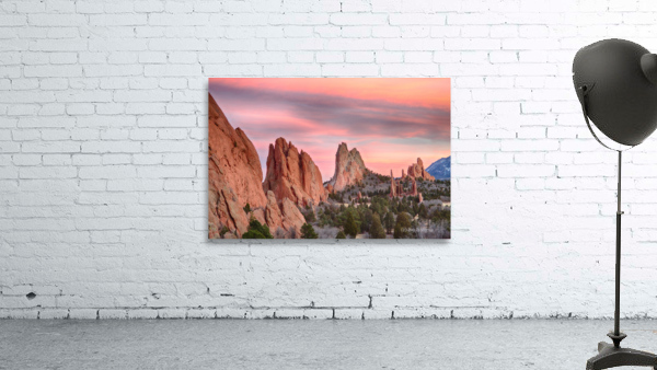 Colorado Garden of the Gods Sunset View 1 by Bo Insogna