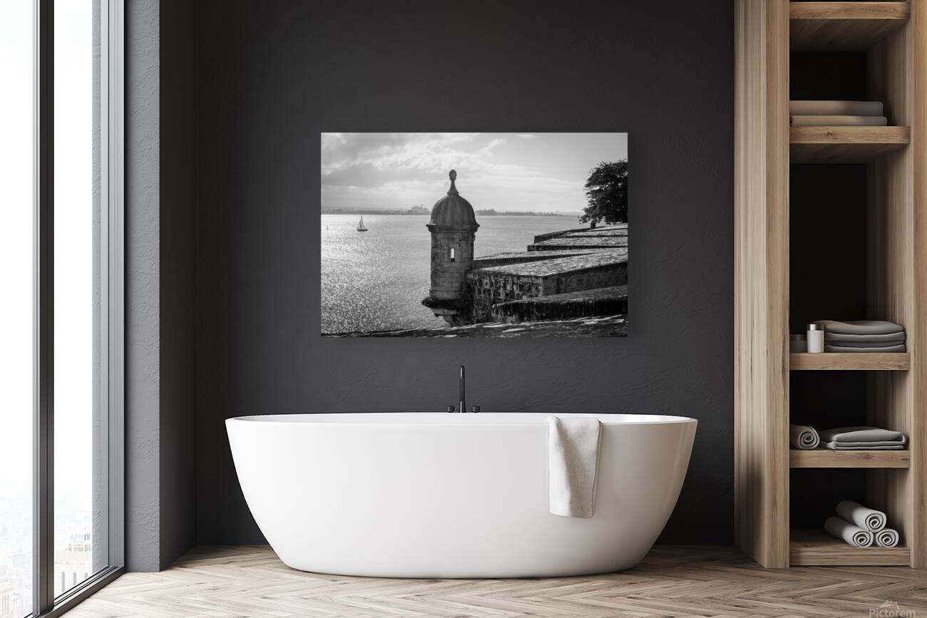 Timeless Scene Unfolds in San Juan Puerto Rico Reproduction