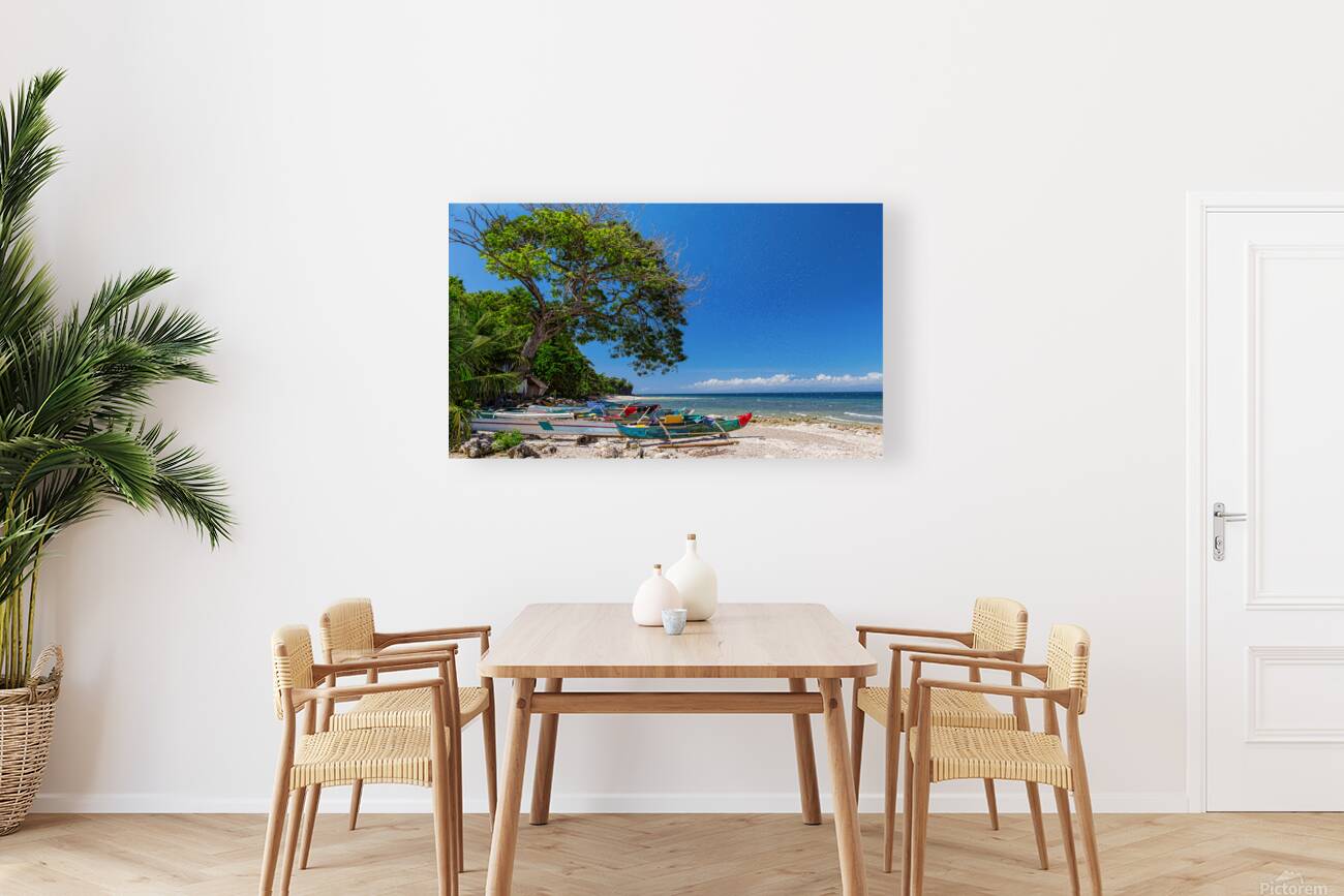 Tropical Island Panorama Paradise Reproduction