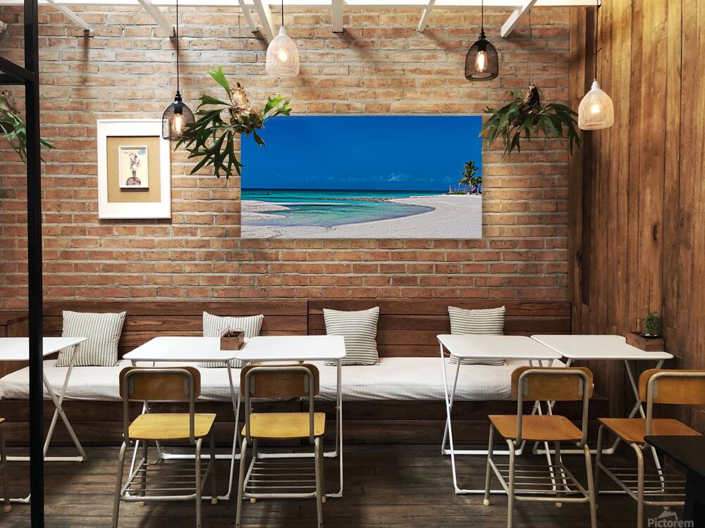 White Sand Blue Lagoon Reproduction