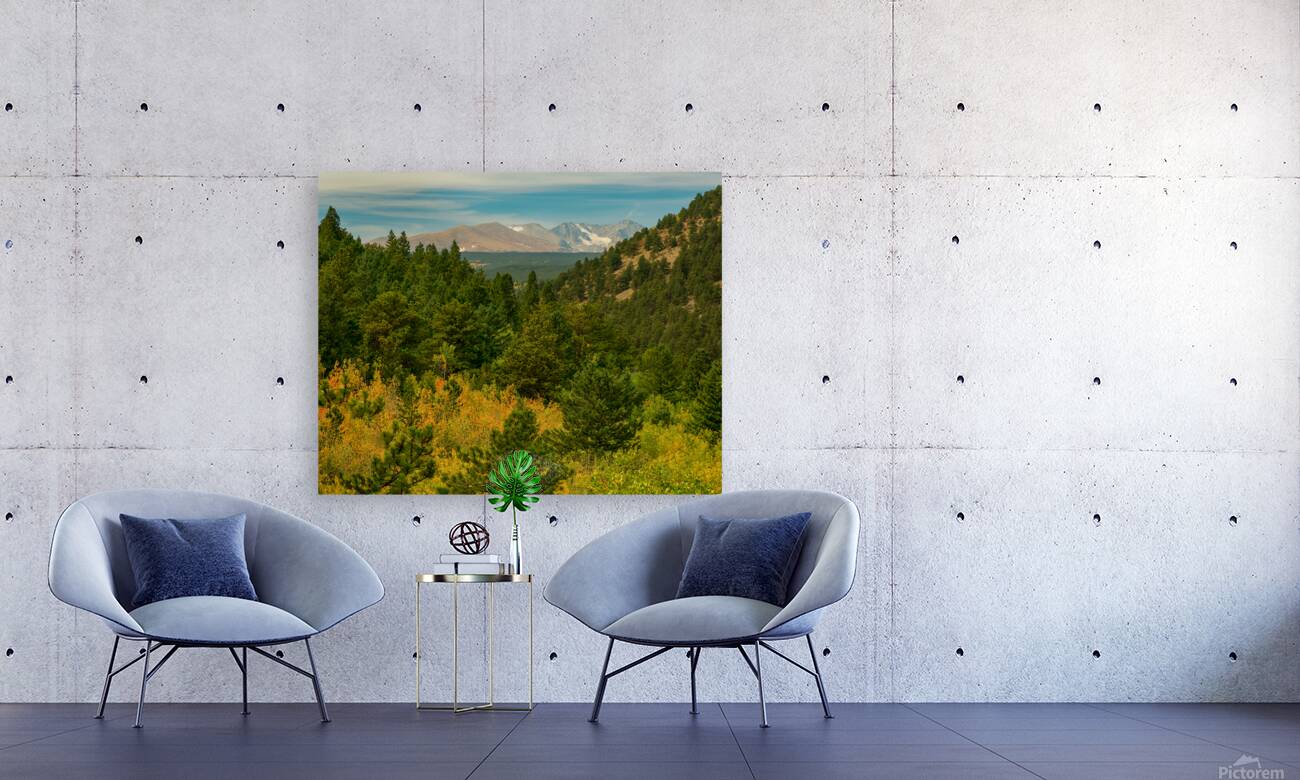 Autumn Rocky Mountain Peaks Reproduction