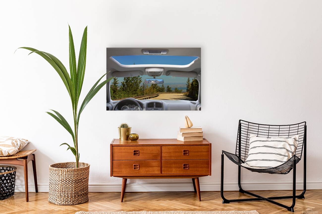 Coming Down from the High Country Window View Reproduction