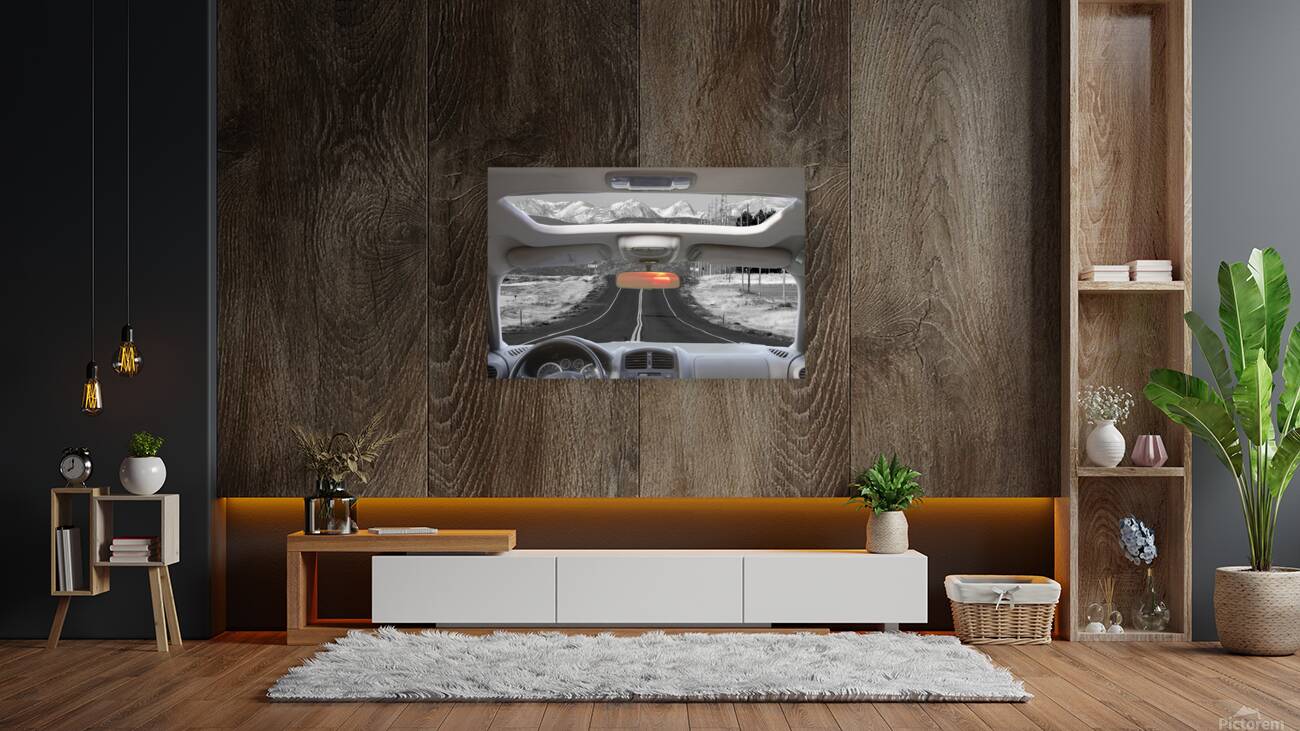 Colorado Mountain Sunrise Drive Fine Art Print Reproduction