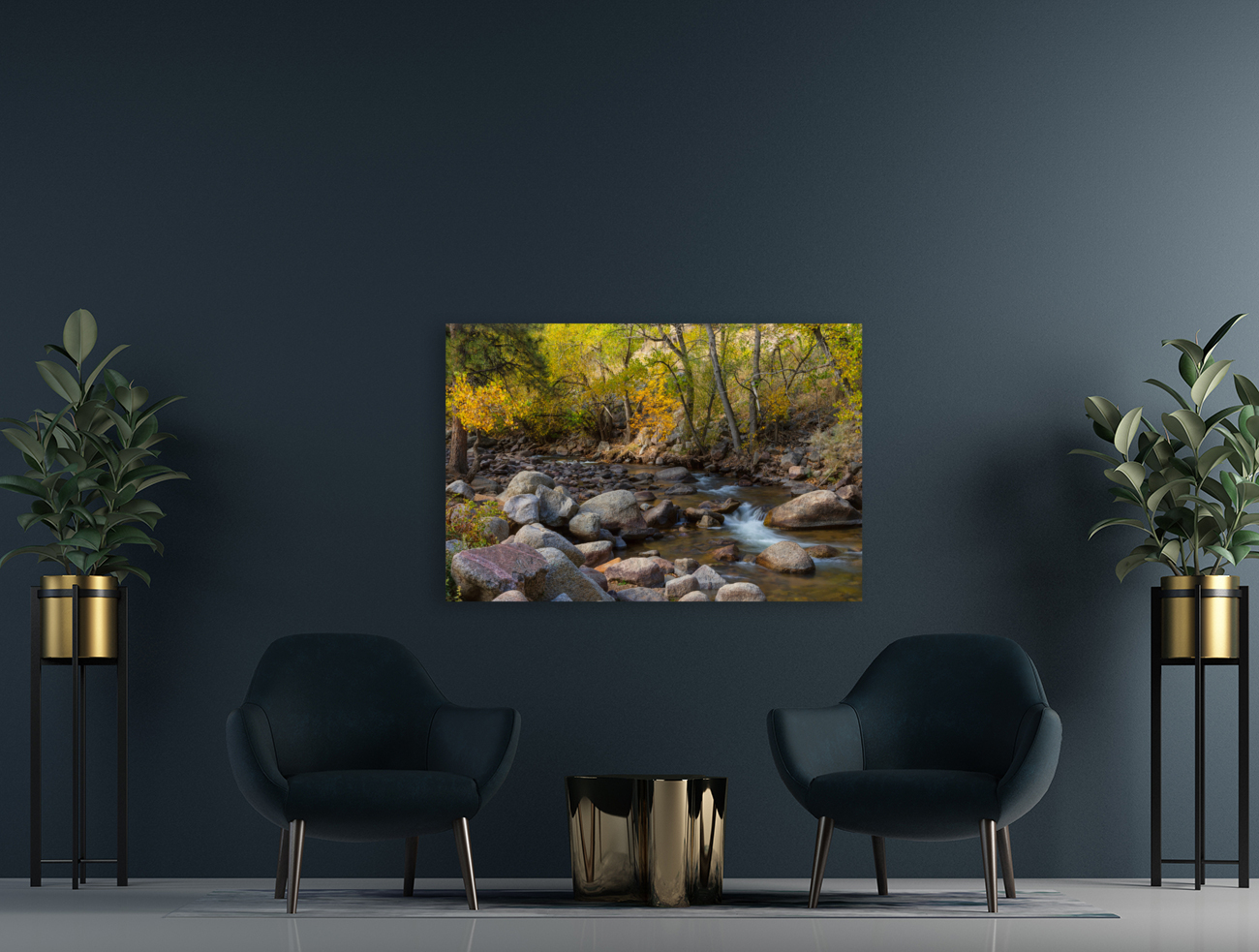 Gentle  Stream with Floating Frame