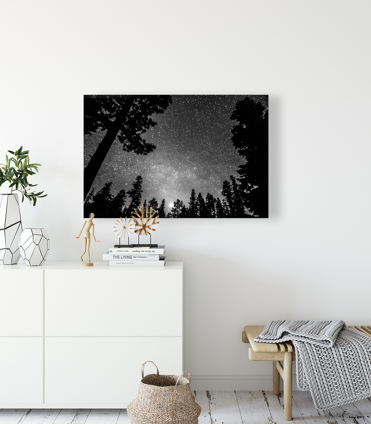 Dark Stellar Universe Deep Into The Night with Floating Frame