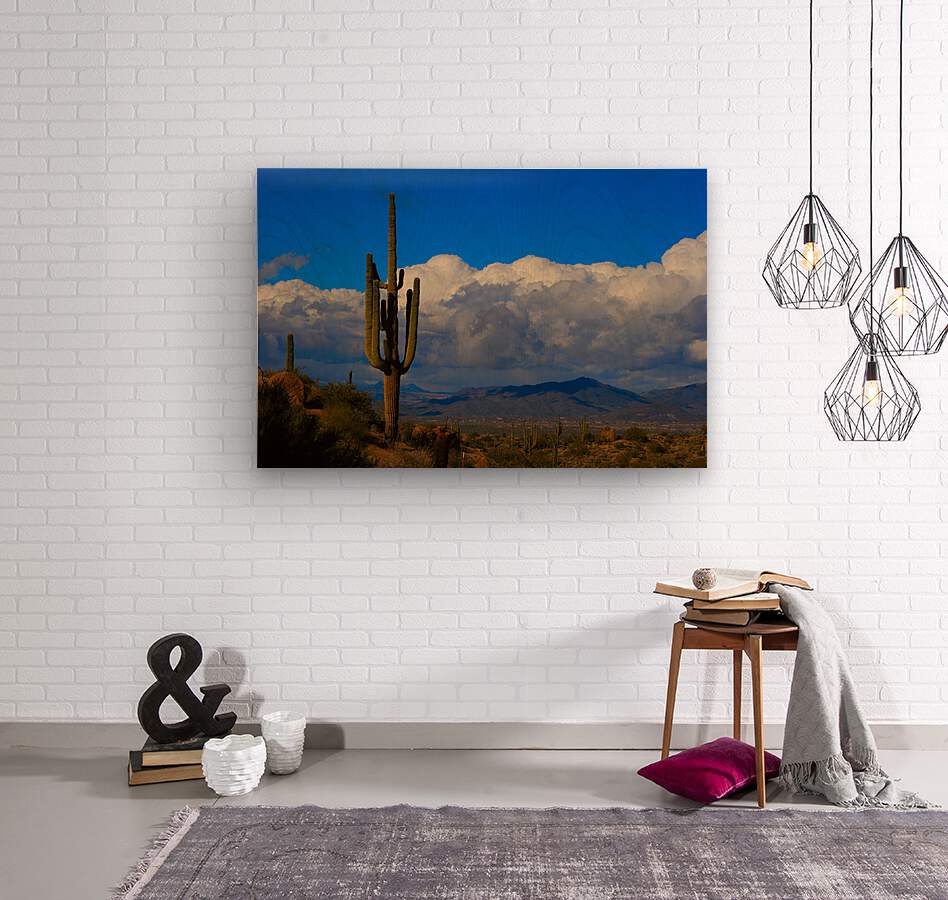  Amazing Giant Saguaro Cactus  Wood print