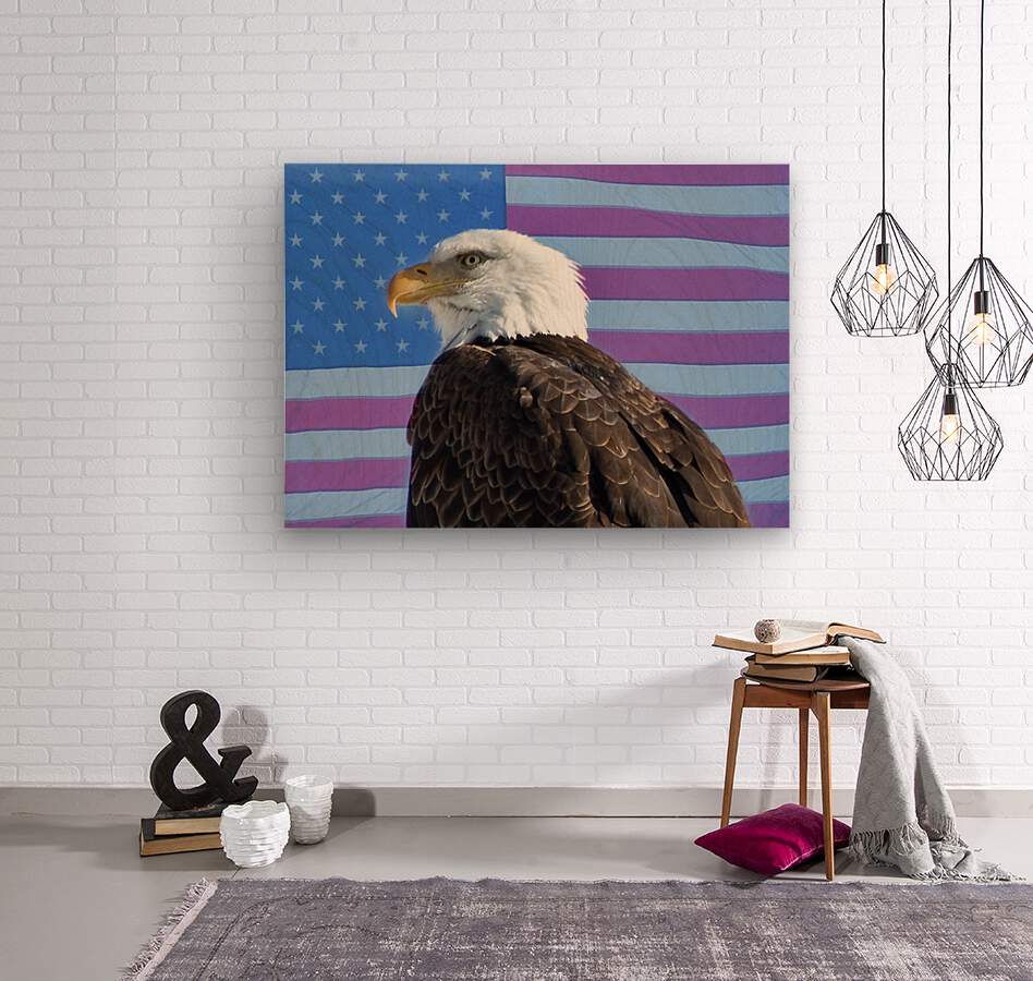 American Eagle 2  Wood print