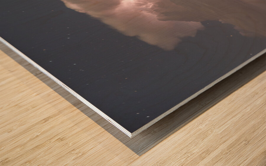 Power of The Desert Wood print