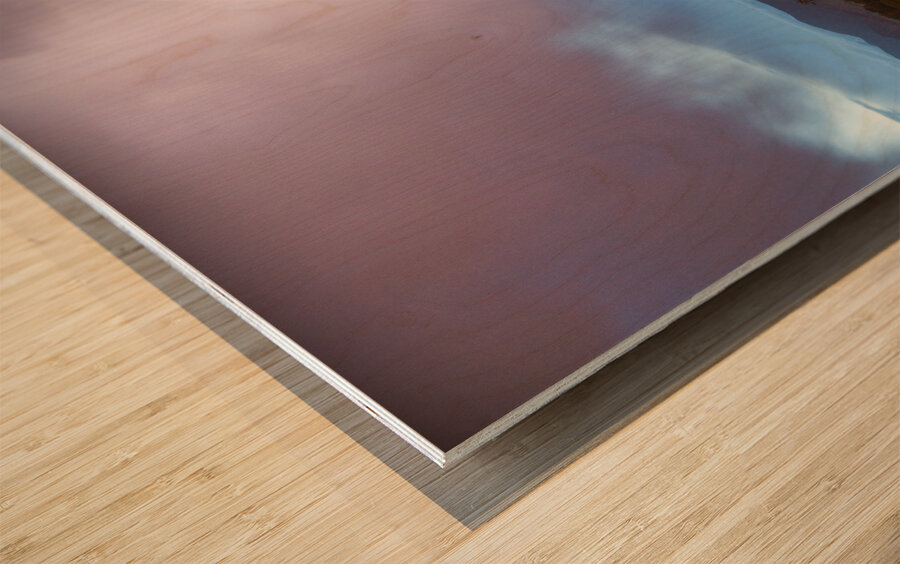 Lightning Striking Longs Peak Foothills 6 Wood print