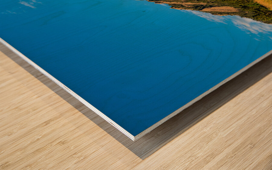 Boulder Colorado Flatirons Sunset Golden Light Wood print