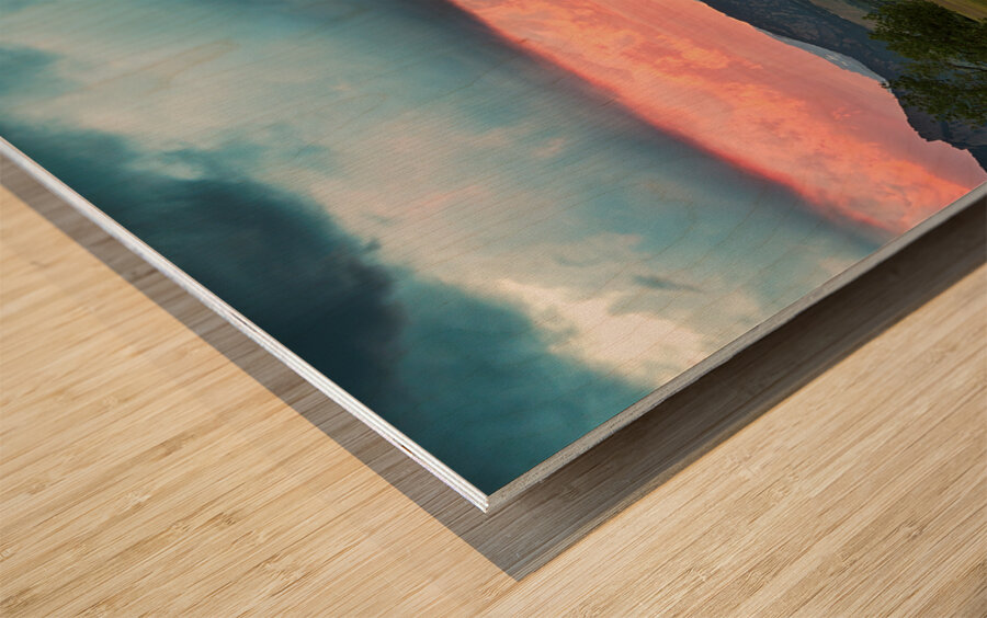 Highway 36 to Beautiful Boulder Colorado Wood print