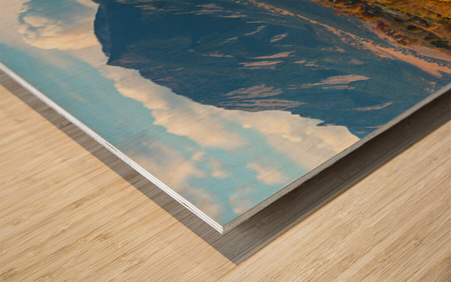 Boulder Colorado Colorful Flatirons View Wood print